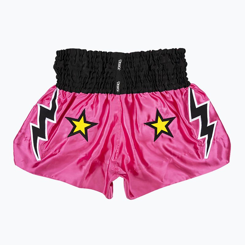 Spodenki treningowe męskie YOKKAO Stadium CarbonFit fucsia 2