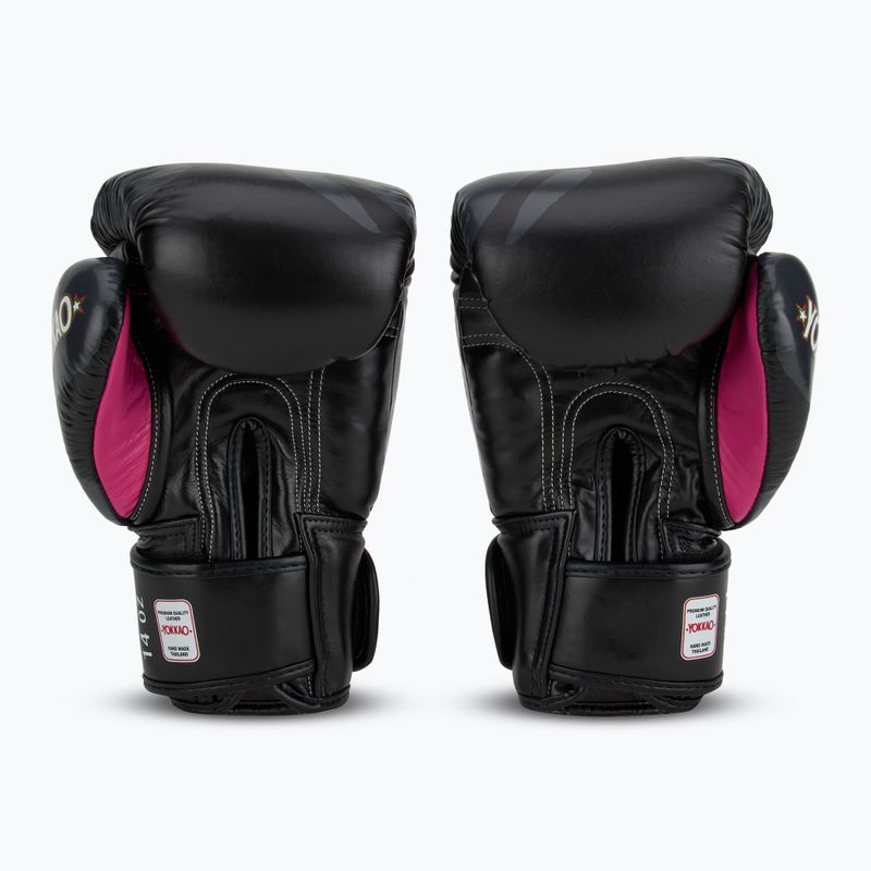 Rękawice bokserskie męskie YOKKAO Primate black 3