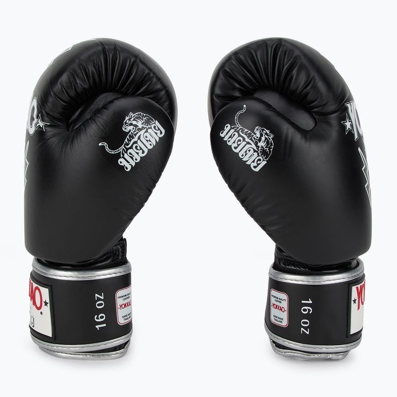 Rękawice bokserskie męskie YOKKAO Stadium black 3