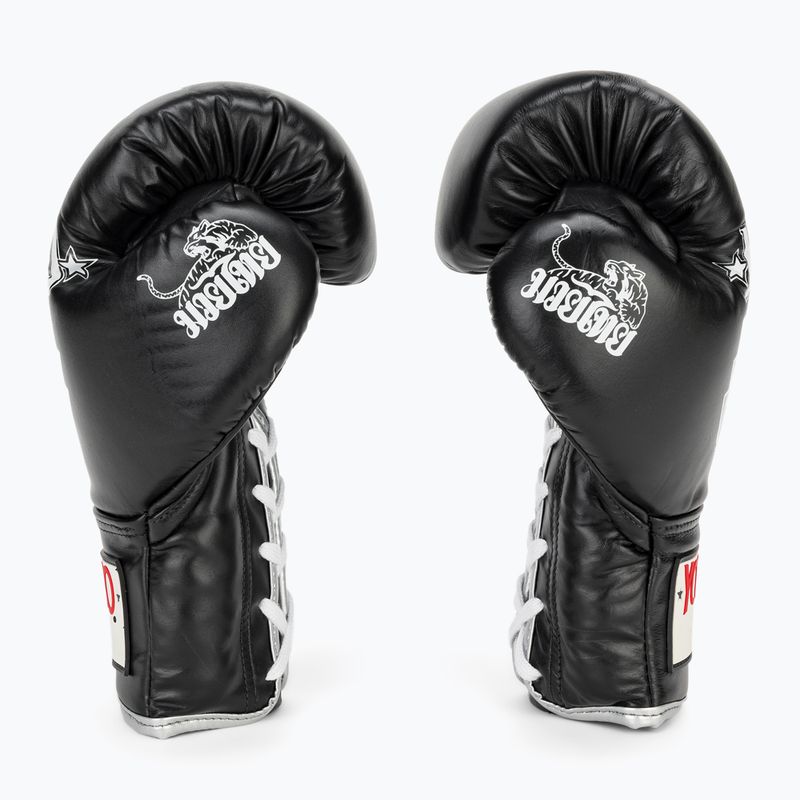 Rękawice bokserskie męskie YOKKAO Stadium Lace Up black 4