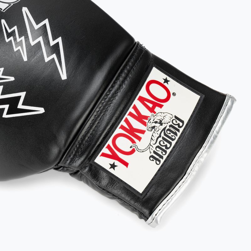 Rękawice bokserskie męskie YOKKAO Stadium Lace Up black 6