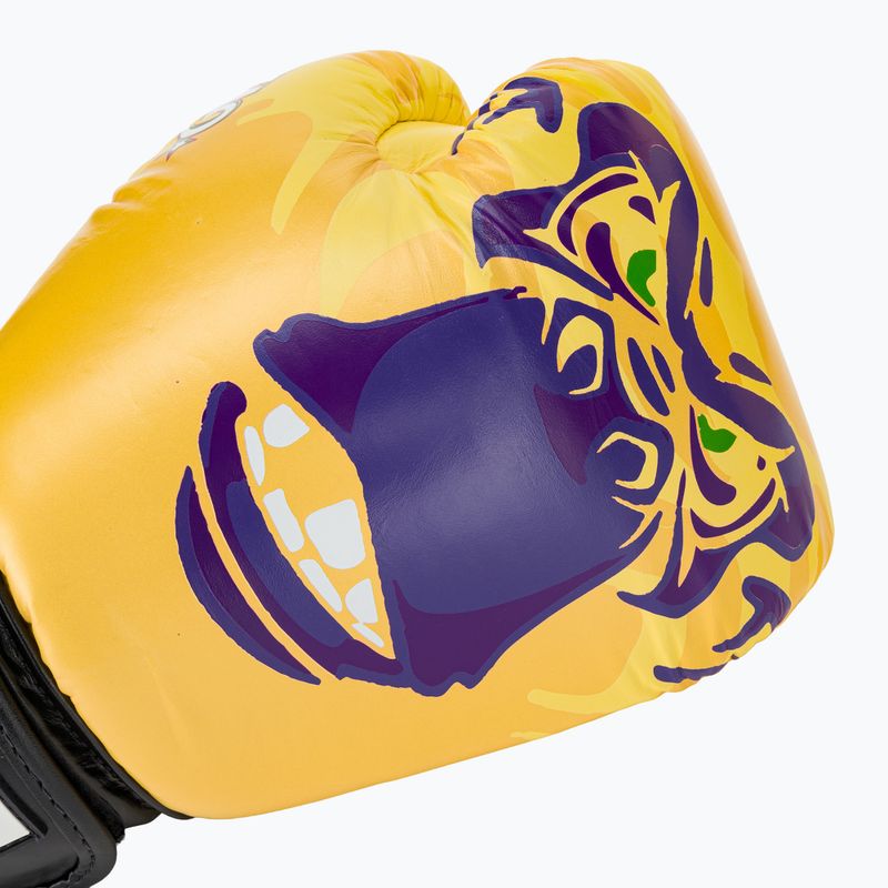 Rękawice bokserskie męskie YOKKAO Primate yellow 5