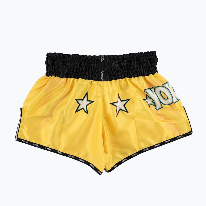 Spodenki treningowe męskie YOKKAO Primate CarbonFit yellow 2