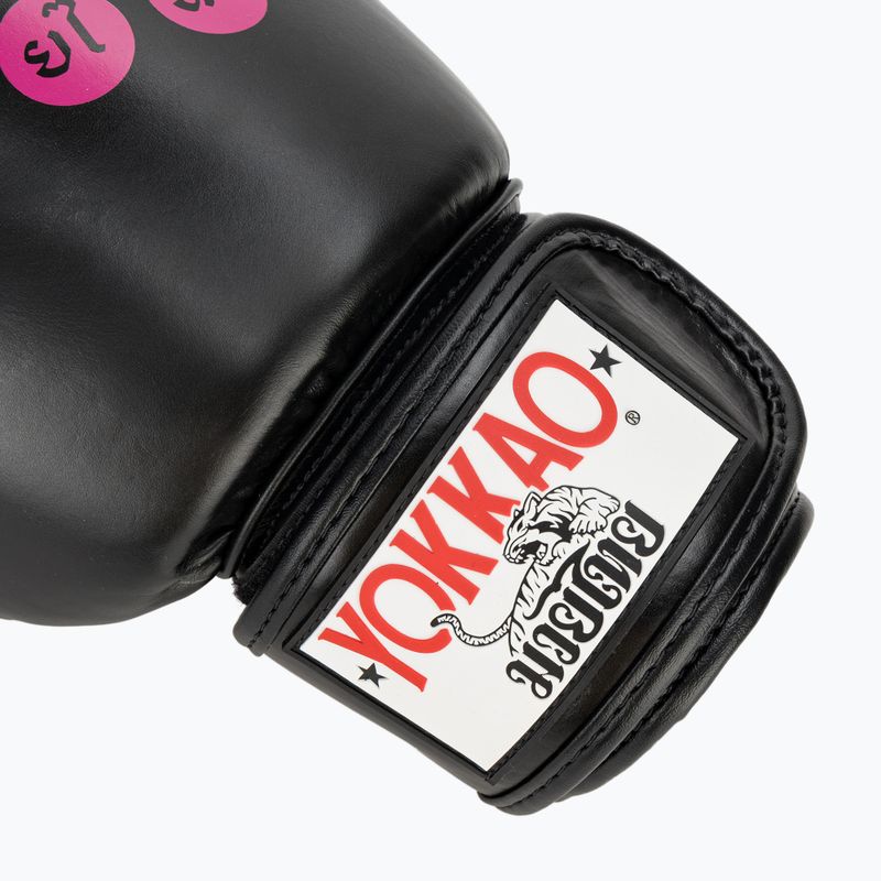 Rękawice bokserskie męskie YOKKAO Wax black 7