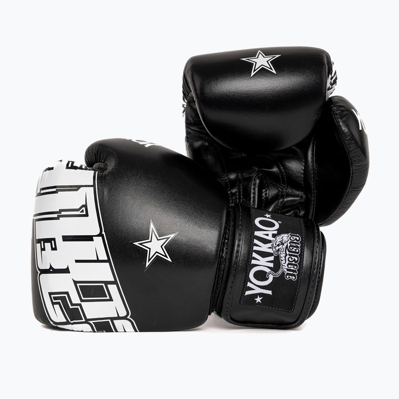 Rękawice bokserskie YOKKAO Lettering Boxing black