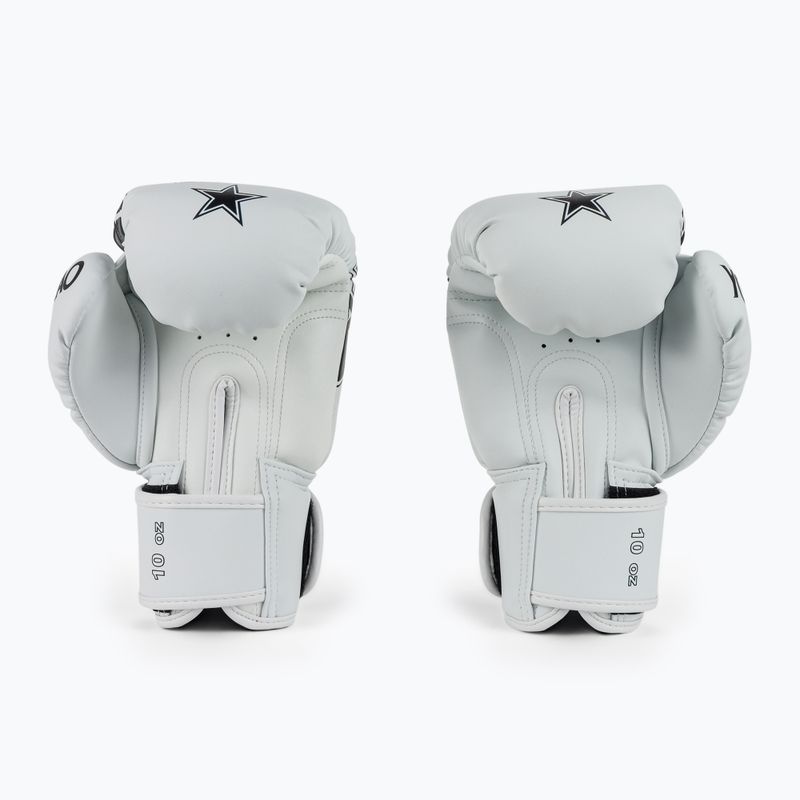 Rękawice bokserskie YOKKAO Lettering Boxing white 3