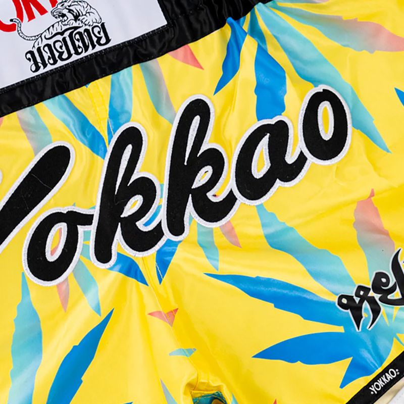 Spodenki treningowe męskie YOKKAO Wax CarbonFit yellow 3