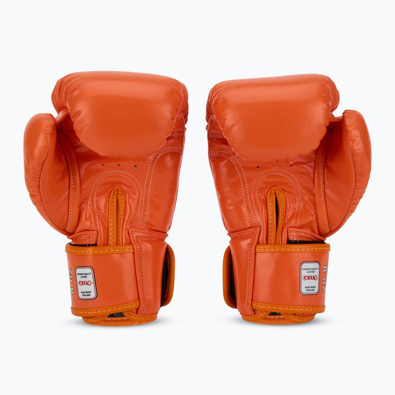 Rękawice bokserskie męskie YOKKAO Matrix orange ibis 3