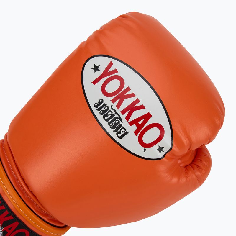 Rękawice bokserskie męskie YOKKAO Matrix orange ibis 5