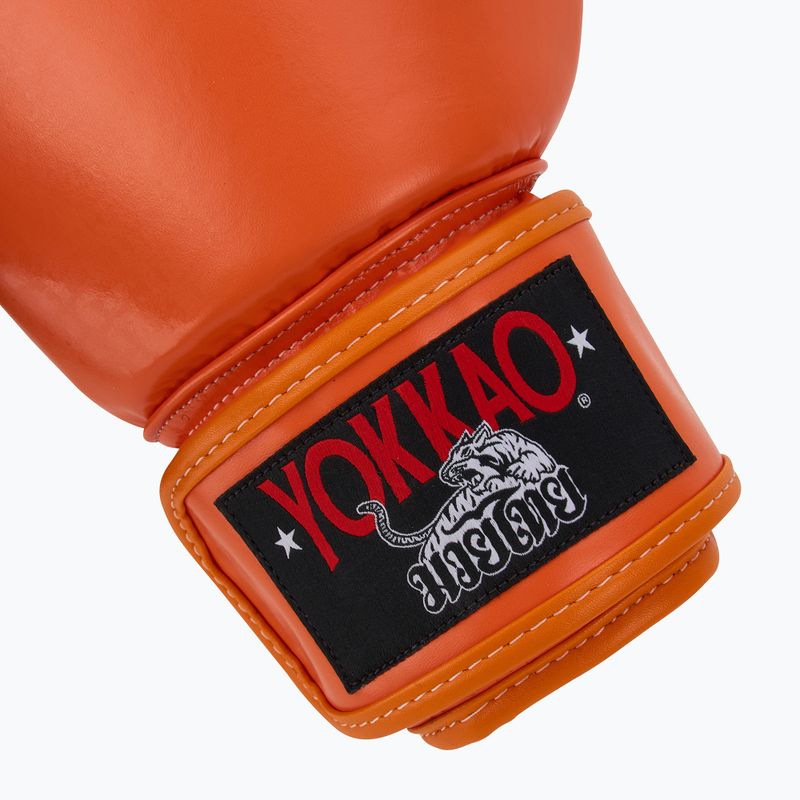 Rękawice bokserskie męskie YOKKAO Matrix orange ibis 6