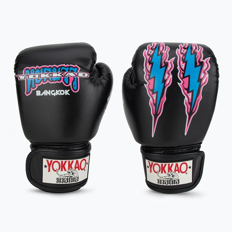 Rękawice bokserskie męskie YOKKAO East Club black 2