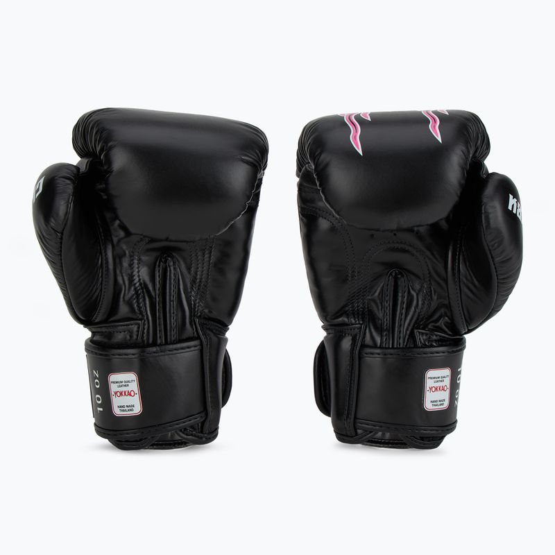 Rękawice bokserskie męskie YOKKAO East Club black 3