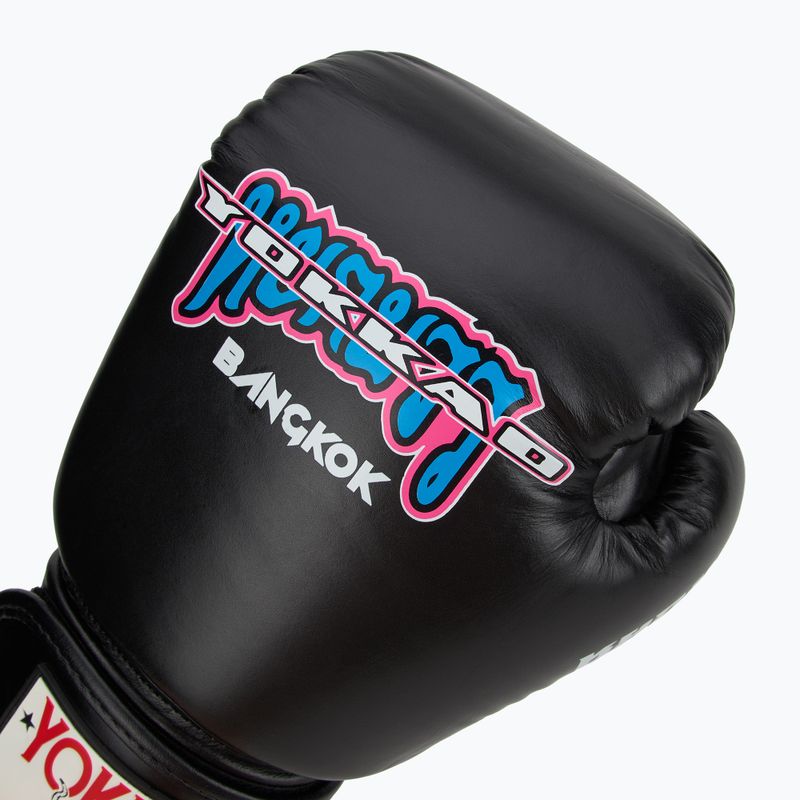 Rękawice bokserskie męskie YOKKAO East Club black 5