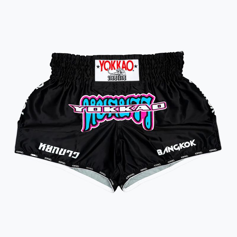 Spodenki treningowe męskie YOKKAO East Club Fight black