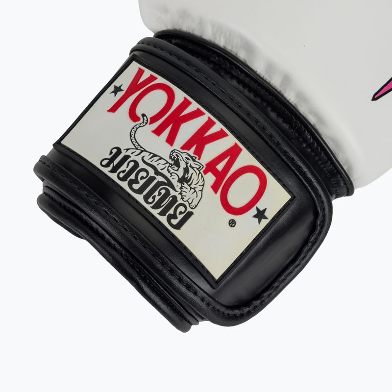 Rękawice bokserskie męskie YOKKAO East Club white 6