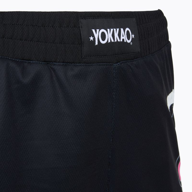 Spodenki treningowe męskie YOKKAO Flames Workout black 4