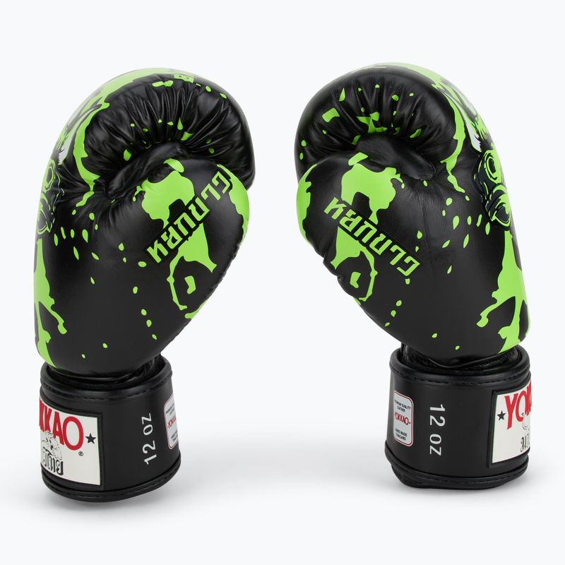Rękawice bokserskie męskie YOKKAO Angry Bull black 4