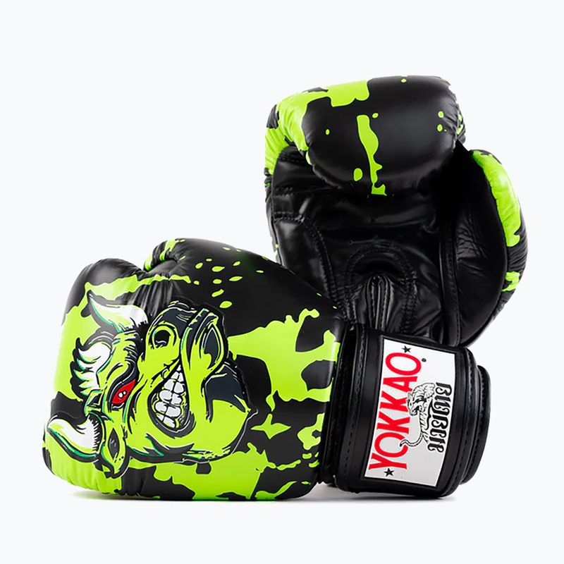 Rękawice bokserskie męskie YOKKAO Angry Bull black 7