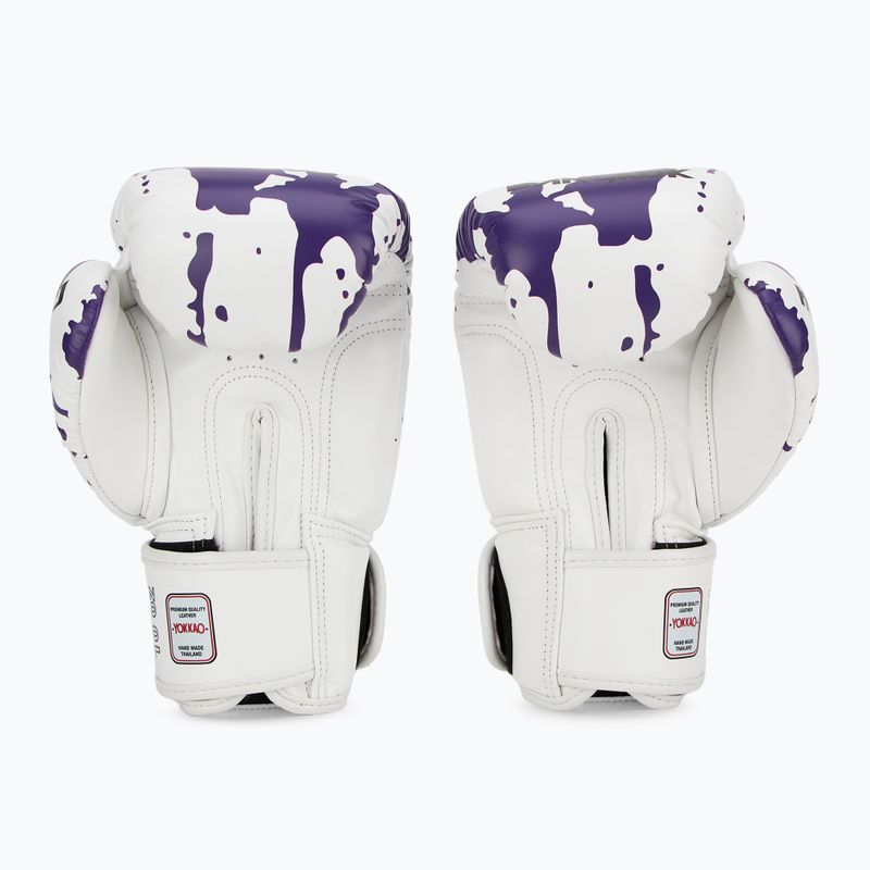 Rękawice bokserskie męskie YOKKAO Angry Bull white 3