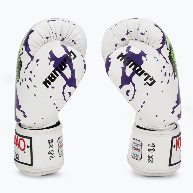 Rękawice bokserskie męskie YOKKAO Angry Bull white 4