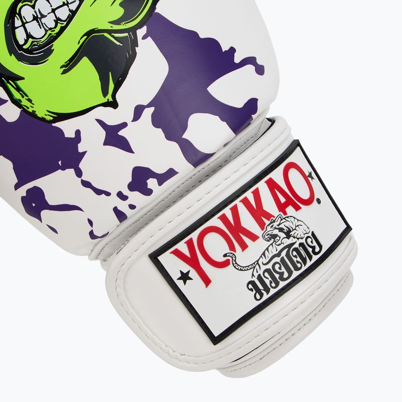 Rękawice bokserskie męskie YOKKAO Angry Bull white 6