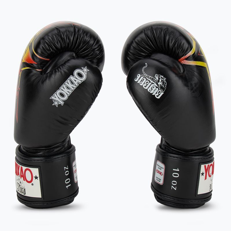 Rękawice bokserskie męskie YOKKAO Fighter KO black 4