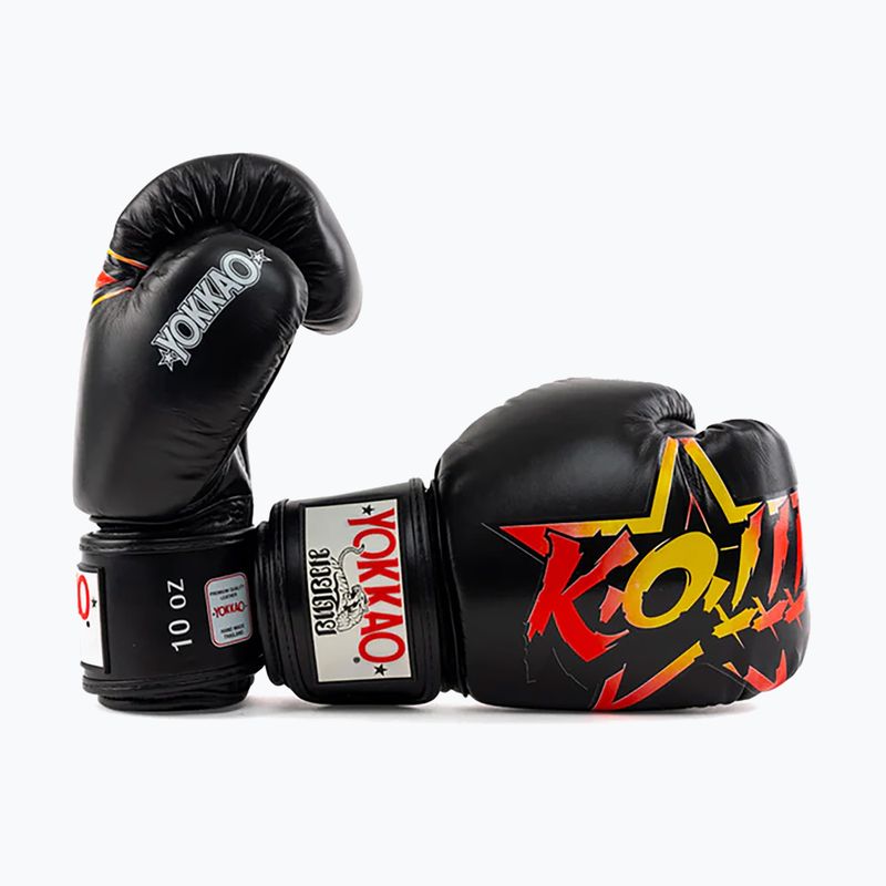 Rękawice bokserskie męskie YOKKAO Fighter KO black 8
