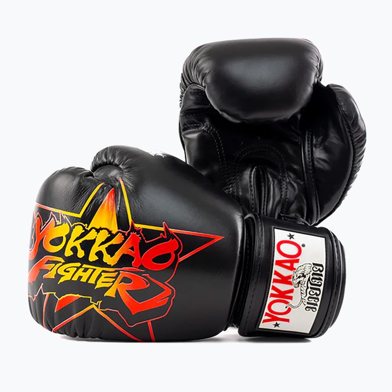 Rękawice bokserskie męskie YOKKAO Fighter KO black 9