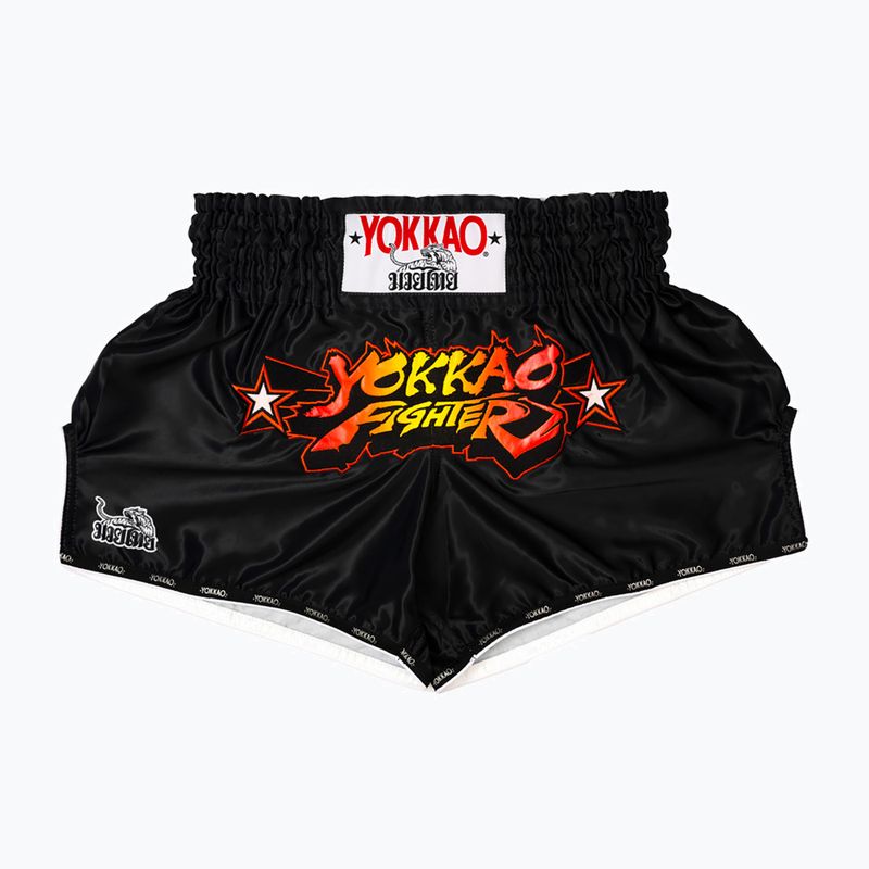 Spodenki treningowe męskie YOKKAO Fighter KO Muay Thai black 5