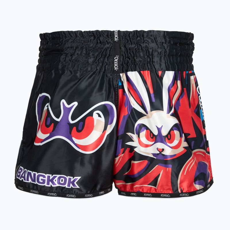 Spodenki treningowe męskie YOKKAO Angry Rabbit Muay Thai black 2