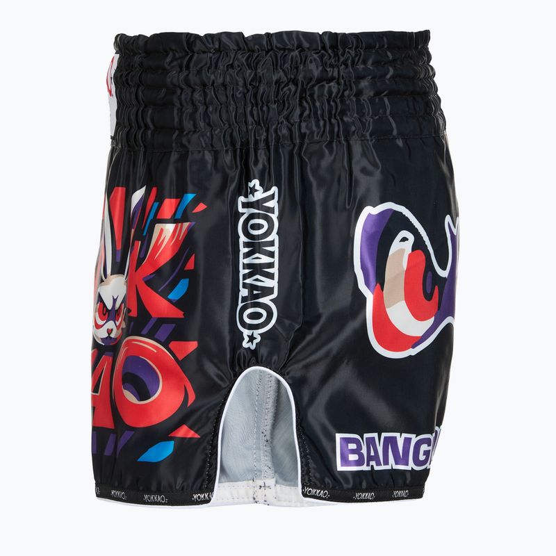 Spodenki treningowe męskie YOKKAO Angry Rabbit Muay Thai black 3