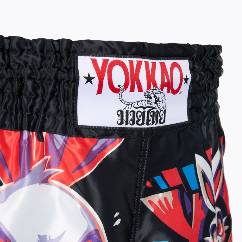 Spodenki treningowe męskie YOKKAO Angry Rabbit Muay Thai black 4