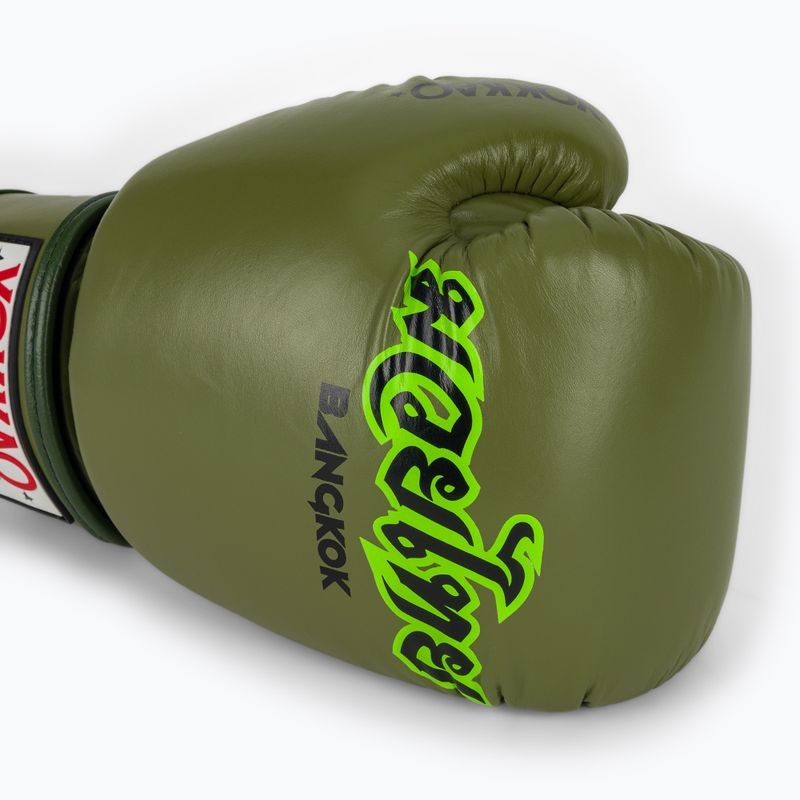 Rękawice bokserskie YOKKAO Late Show Boxing olive 5