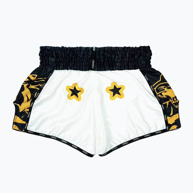 Spodenki treningowe meskie YOKKAO Original Muay Thai white 2