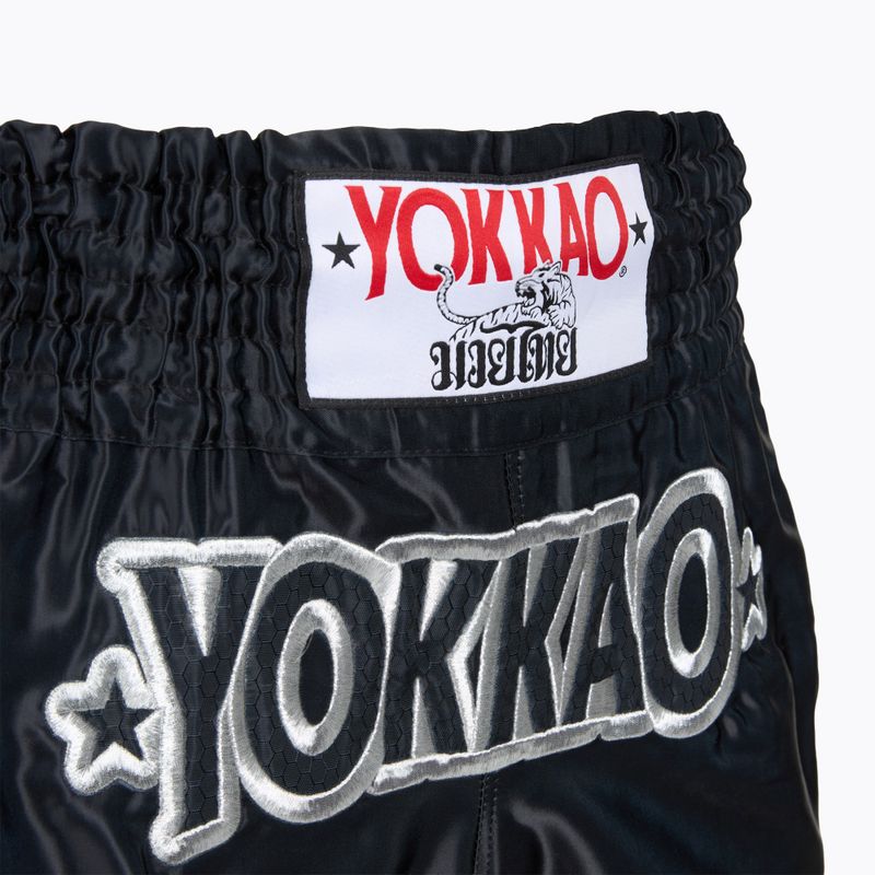 Spodenki treningowe meskie YOKKAO Original Muay Thai black 4