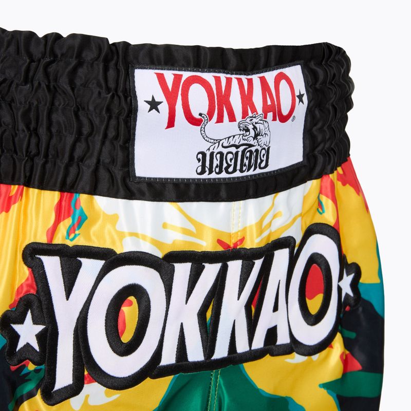 Spodenki treningowe męskie YOKKAO Sunday Trip Muay Thai gold 4