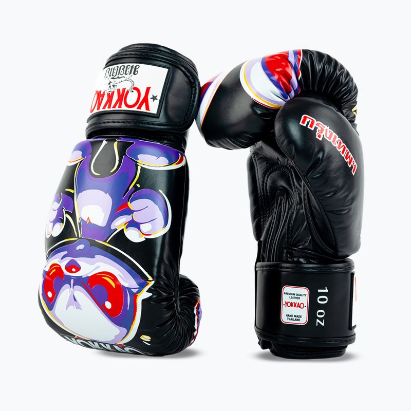 Rękwice bokserskie YOKKAO Angry Rabbit Boxing black