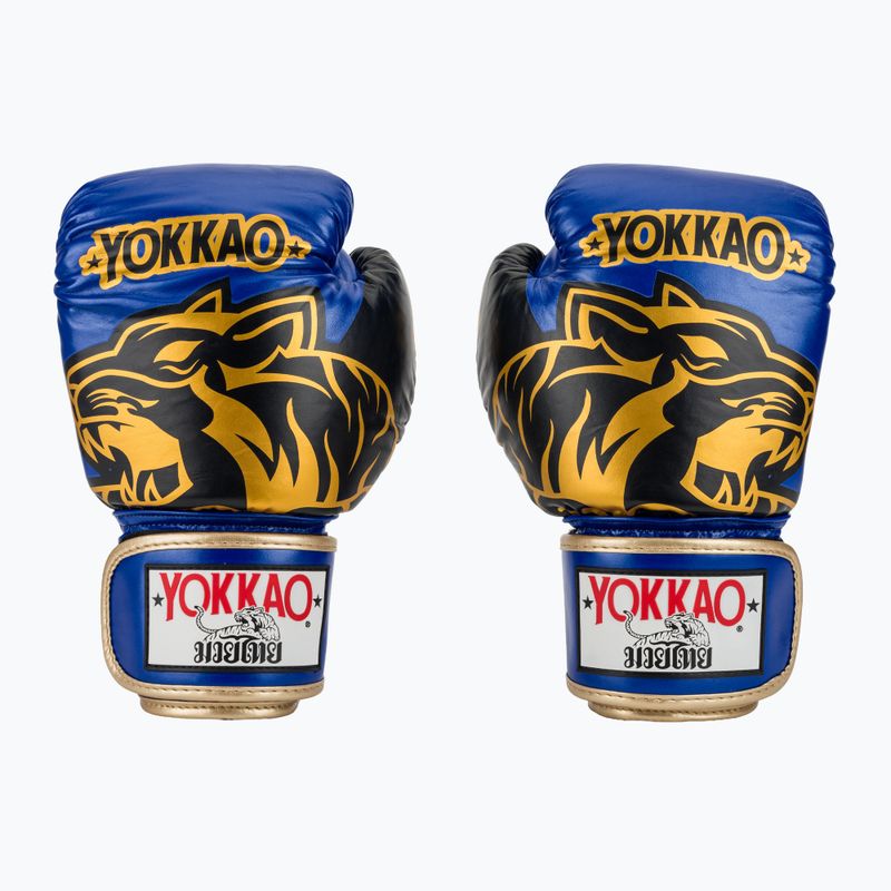 Rękawice bokserskie YOKKAO Original Boxing Gloves electric blue 2