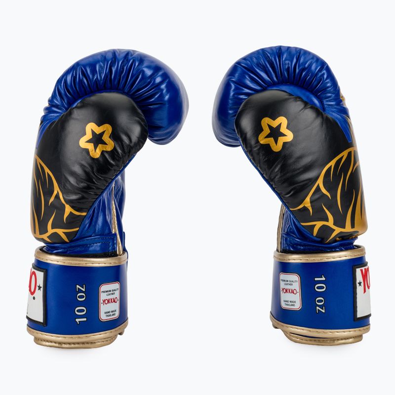Rękawice bokserskie YOKKAO Original Boxing Gloves electric blue 4