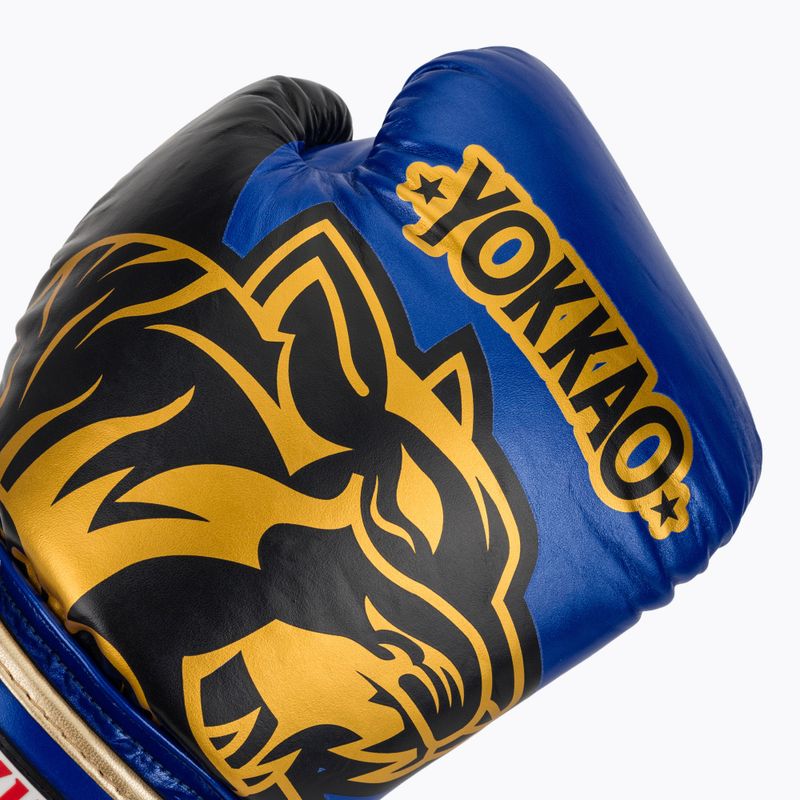 Rękawice bokserskie YOKKAO Original Boxing Gloves electric blue 5