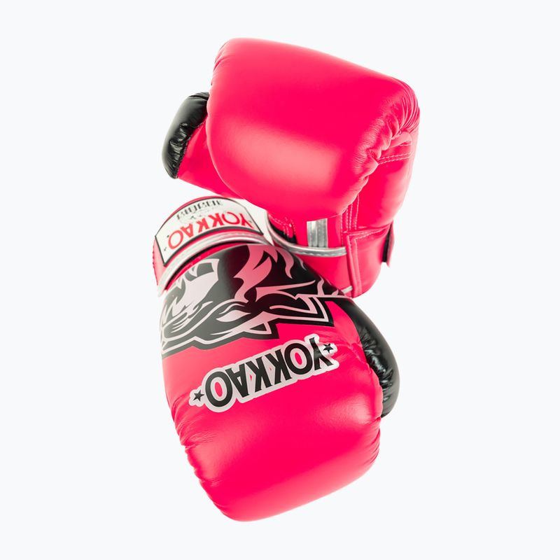 Rękawice bokserskie YOKKAO Original Boxing Gloves fuchsia 5