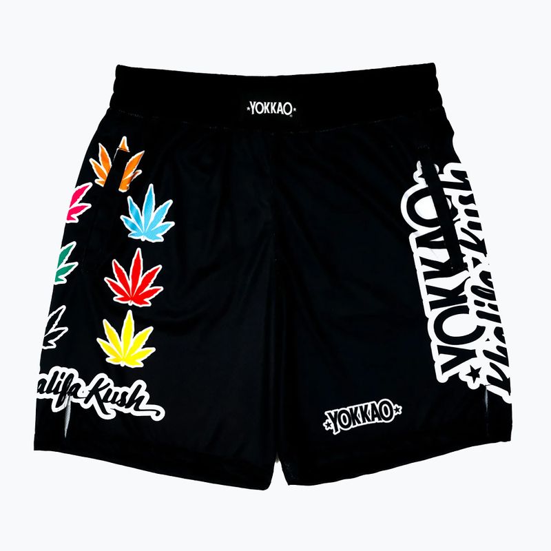 Spodenki treningowe męskie YOKKAO Khalifa Kush Workout black
