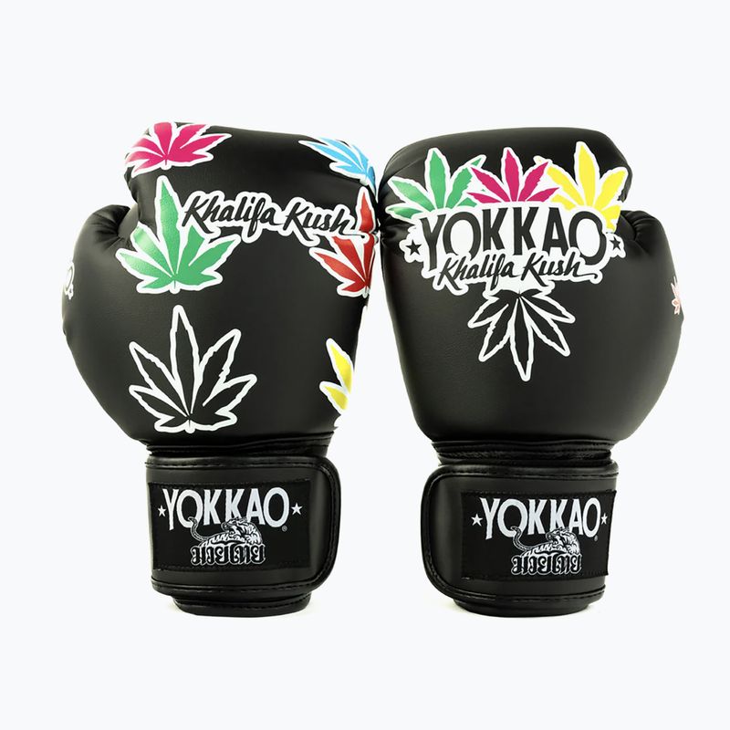 Rękawice bokserskie YOKKAO Khalifa Kush Boxing black