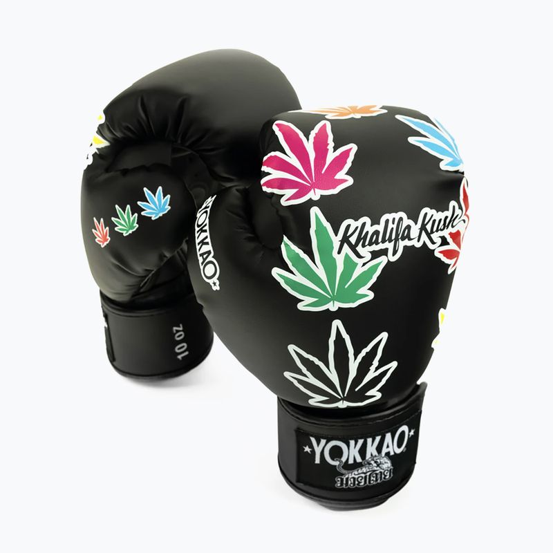 Rękawice bokserskie YOKKAO Khalifa Kush Boxing black 5