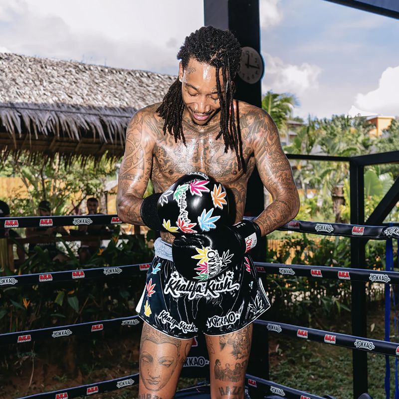 Rękawice bokserskie YOKKAO Khalifa Kush Boxing black 7