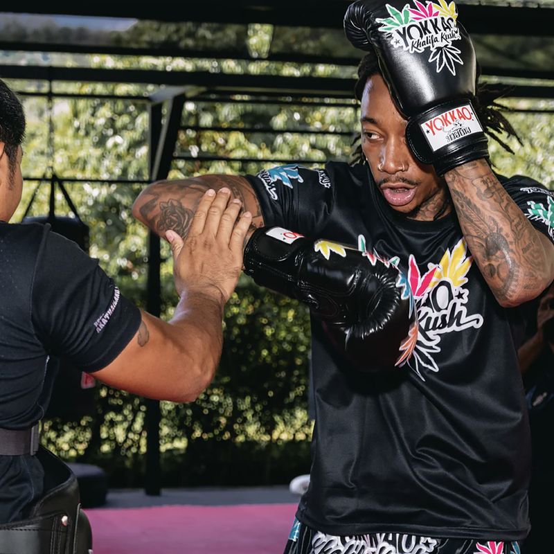 Rękawice bokserskie YOKKAO Khalifa Kush Boxing black 8
