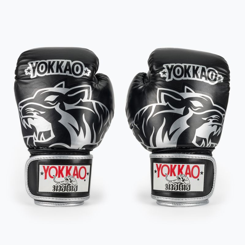 Rękawice bokserskie YOKKAO Original Boxing Gloves absolute black 2