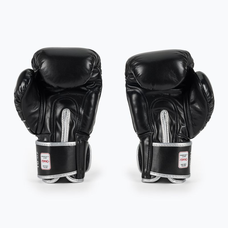 Rękawice bokserskie YOKKAO Original Boxing Gloves absolute black 3