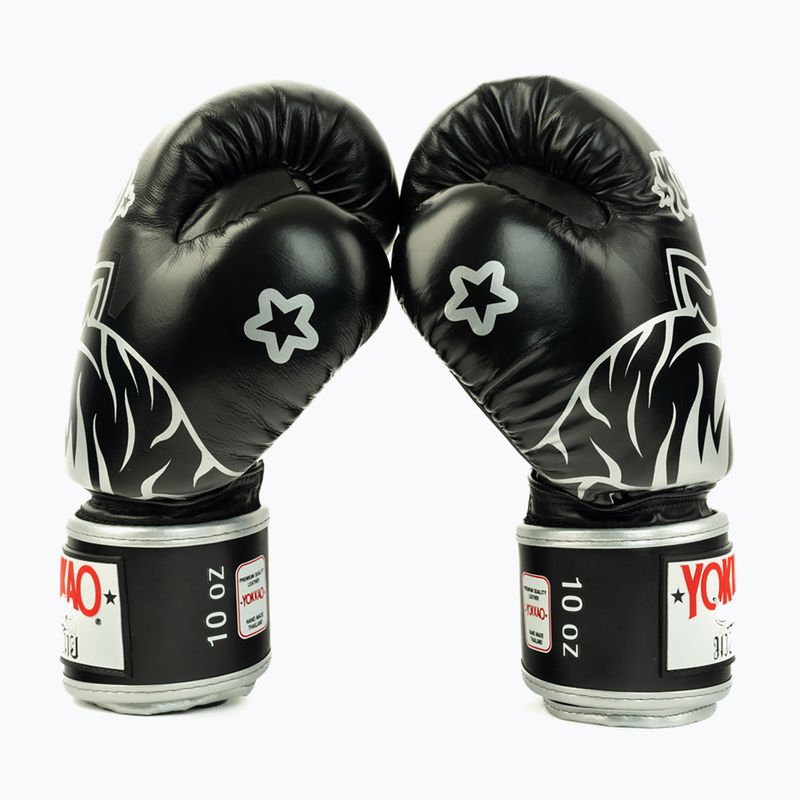 Rękawice bokserskie YOKKAO Original Boxing Gloves absolute black 3