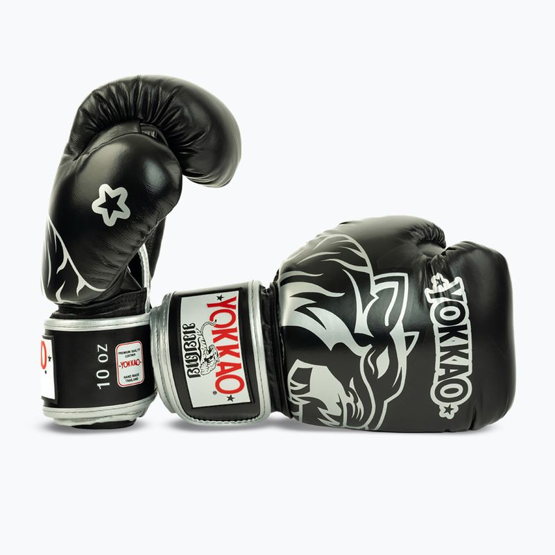 Rękawice bokserskie YOKKAO Original Boxing Gloves absolute black 5